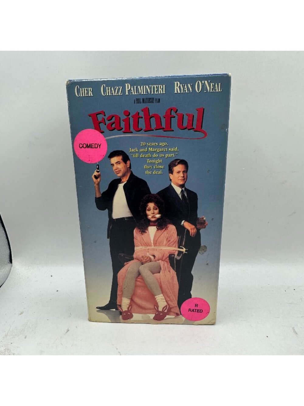 Faithful VHS 1996 Movie Comedy Starring Cher Ryan ONeal Chazz Palminteri R-Rated